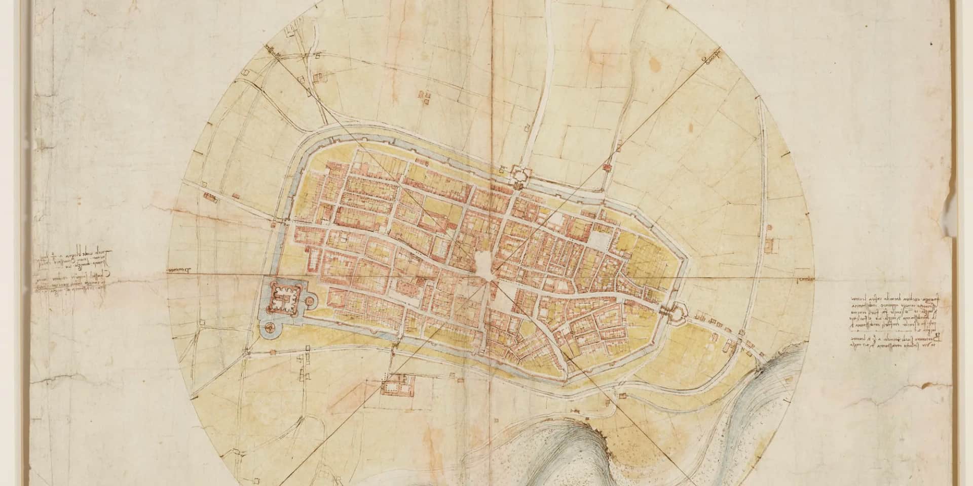 Leonardo's 'Satellite' Map of Imola: How He Really Made It