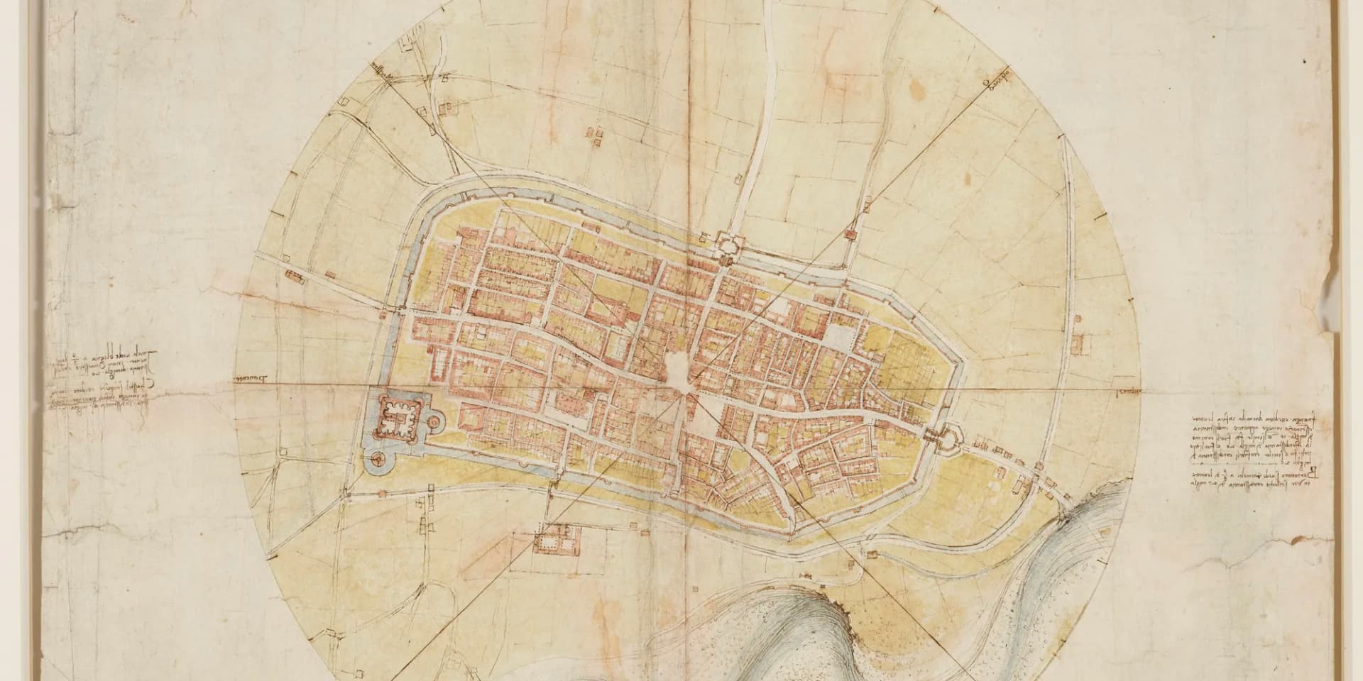 Leonardo's 'Satellite' Map of Imola: How He Really Made It